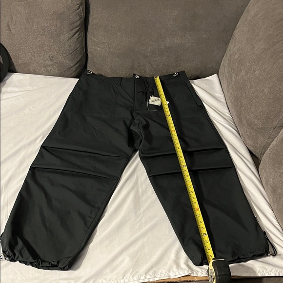 Men's Black Cargo Pants - Picture 2 of 16